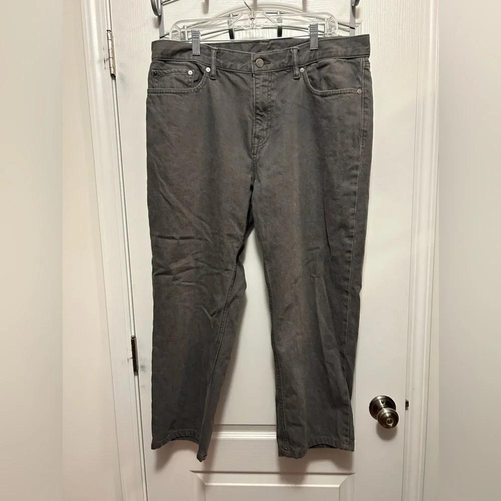 Banana Republic Straight Jeans Gray‎ Men’s 36 X 30 GUC